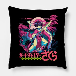 Retro Art Syaoran Li Romance Japanese Anime Pillow