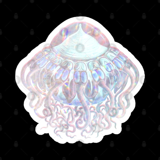 jellyfish silver holo by olivia parizeau