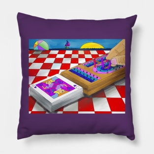 Cribbage Beach Pillow