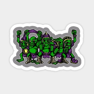 Fantasy Football Goblin Team - Purple Magnet