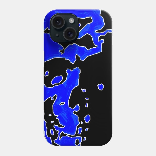 Z Skull Blue! Phone Case by SoWhat