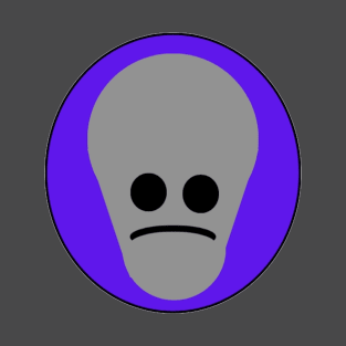 Sad alien T-Shirt