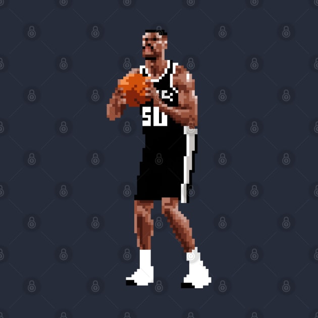 David Robinson Pixel Free Throw by qiangdade