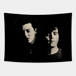 VINTAGE - Tears For Fears 80s white Tapestry