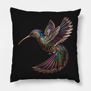 Royal Viking Hummingbird Pillow