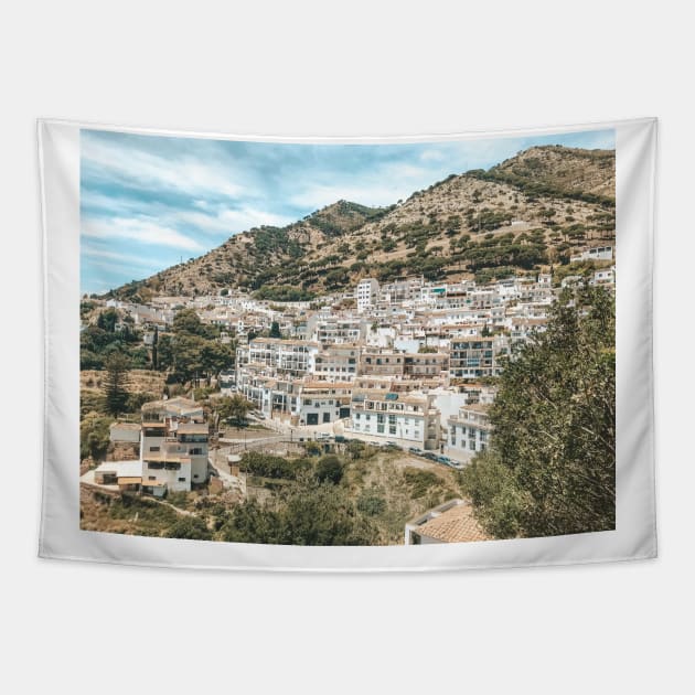 Mijas, Spain Tapestry by iadesigns