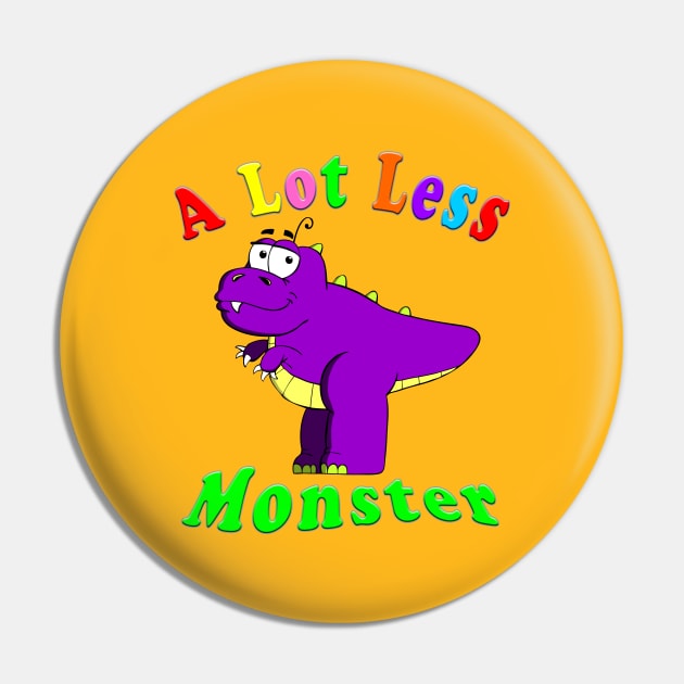 A Lot Less Monster Pin by scoffin