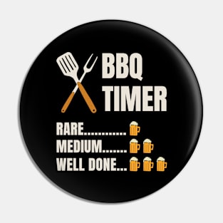 BBQ Barbeque Season Grilling Grill Master Pin