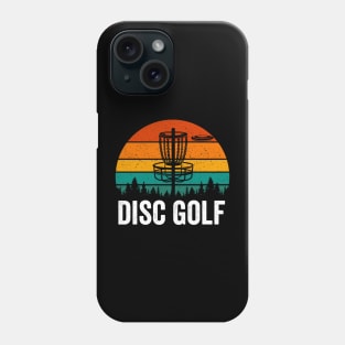 Funny Disc Golf Player Retro Vintage Phone Case