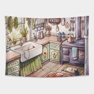 Witch Farm Kitchen Tapestry