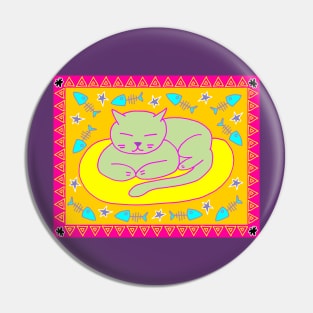 Cat Nap Pin