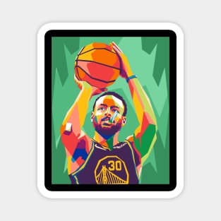 steph curry wpap Magnet