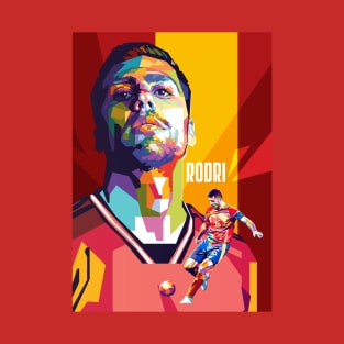 Rodri Pop art Fan illustration T-Shirt