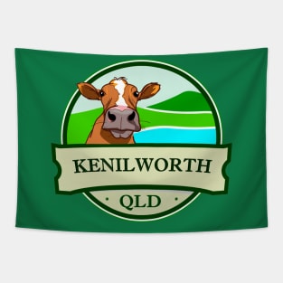 Kenilworth town Queensland Australia with dairy cow Tapestry