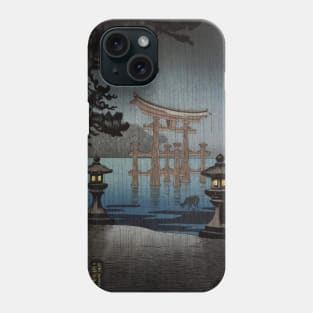 Rainy Miyajima by Tsuchiya Koitsu Phone Case