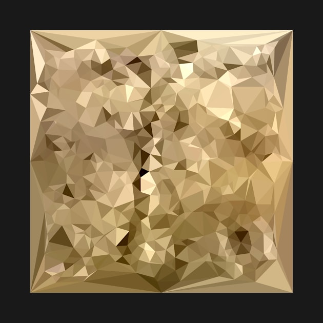 French Beige Abstract Low Polygon Background by retrovectors