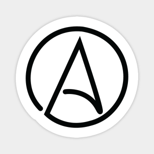 Atheist Symbol T-Shirt Magnet