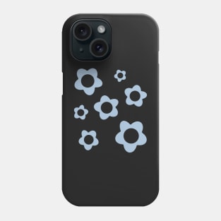 pack flowers aesthetic blue Phone Case