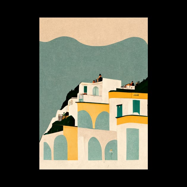 Positano Italia by deificusArt