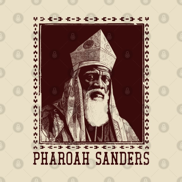 Pharoah Sanders -- Original Retro Fan Design by DankFutura