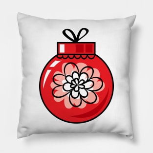 Cute Christmas Baubles Pillow