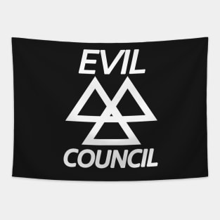 Kung Pow Enter the Fist - Evil Council (white) Tapestry