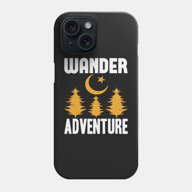 wander adventure Phone Case by Dasart