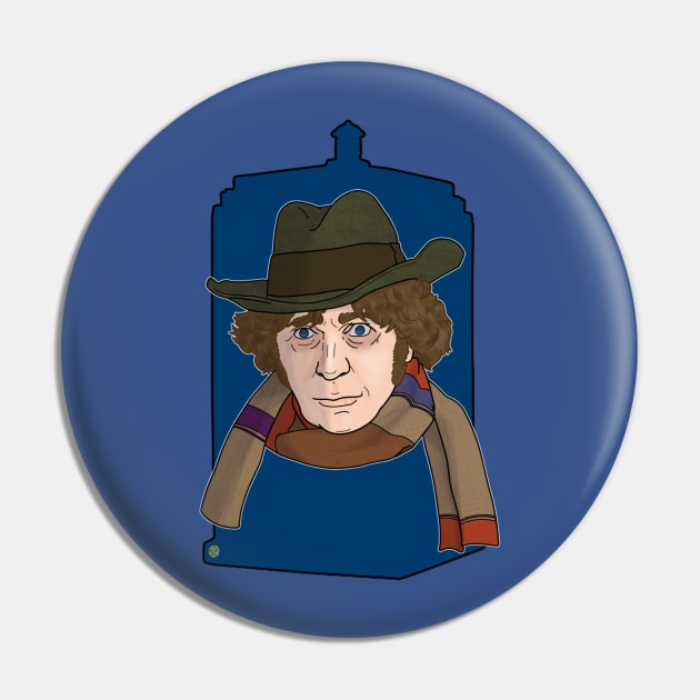 The Fourth Doctor Pin by ArtOfTheNerd
