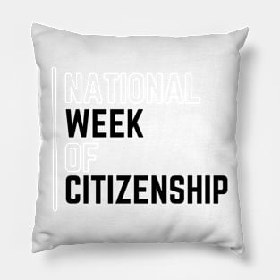 National citizenship week canada canadian Pillow