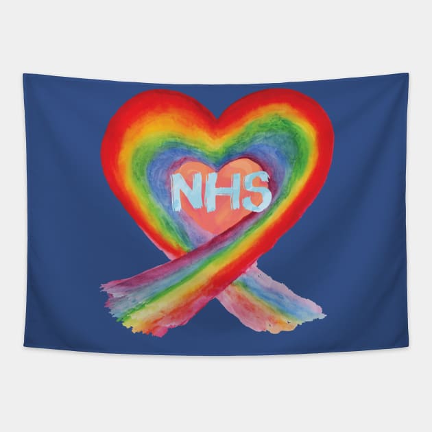 I Love the NHS Tapestry by EliseDesigns