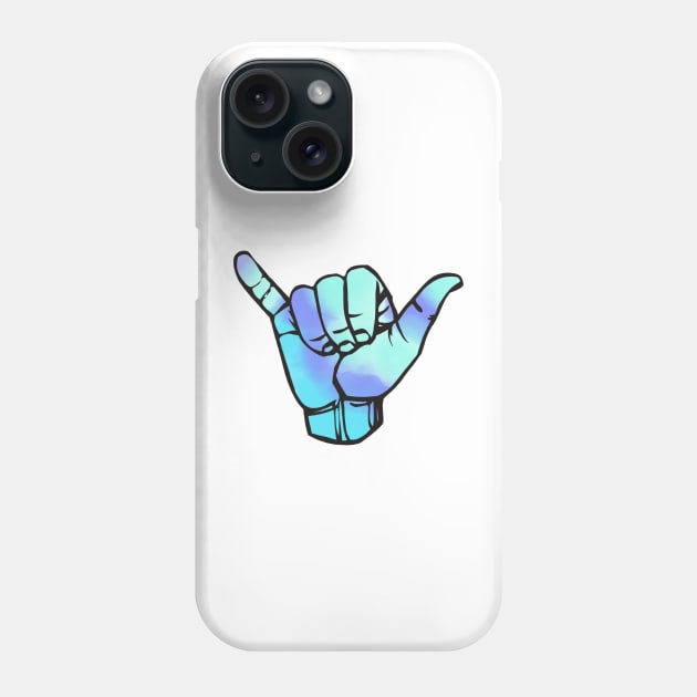 Sully Tie Dye Shaka Phone Case by JuliesDesigns