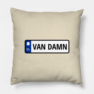 VAN DAMN License Pillow