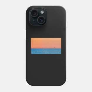 Abstract sunset with a lighthouse Phone Case