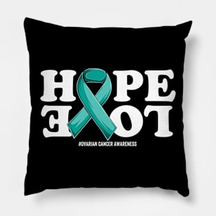 Ovarian Cancer Support | Teal Ribbon Squad Support Ovarian Cancer awareness Pillow