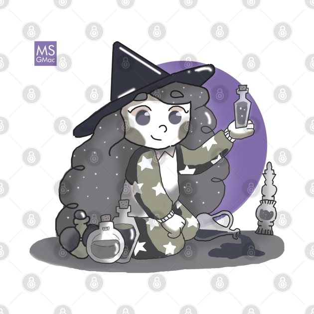 little witch girl by MsGMac