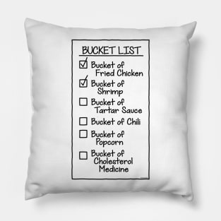 Bucket List -black [Roufxis - TP] Pillow