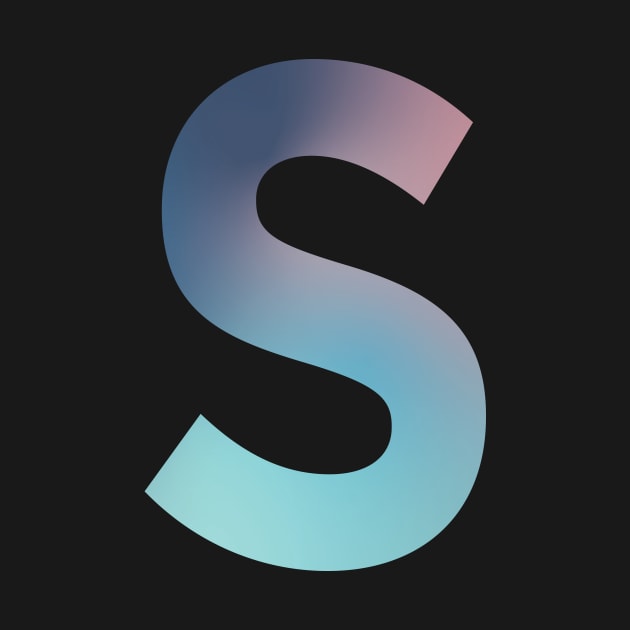 Gradient Letter S Initial Alphabet by murialbezanson