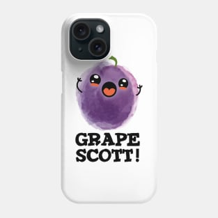 Grape Scott Cute Fruit Grape PUn Phone Case