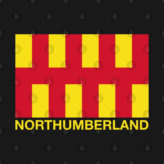 Northumberland County Flag - England by CityNoir