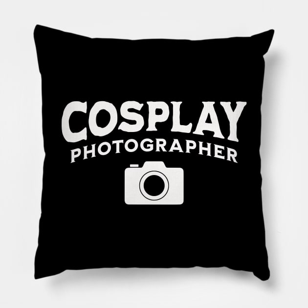 Cosplay Photographer Pillow by Geektastic Designs