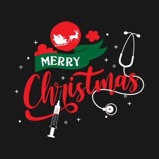 health worker merry christmas T-Shirt