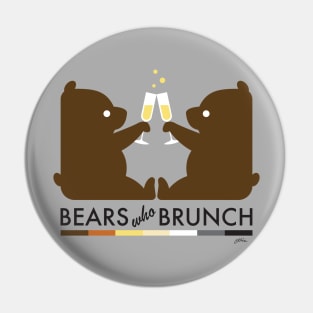 Bears Who Brunch Pin