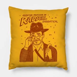 Adventure Professor on Radical Sabbatical Pillow