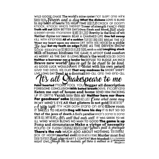 It's All Shakespeare To Me T-Shirt