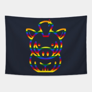 Pride Pig Tapestry