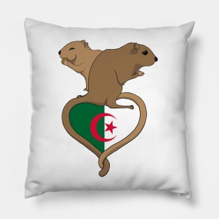 Gerbil Algeria (light) Pillow