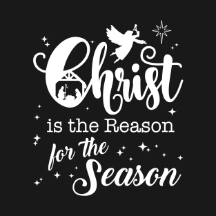 Jesus Christ is the reason for the season, Christian gifts T shirts hoodies mugs mask wall art designs store shop T-Shirt