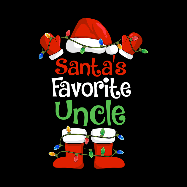 Santa's Favorite Uncle Funny Christmas Pajamas by cloverbozic2259lda