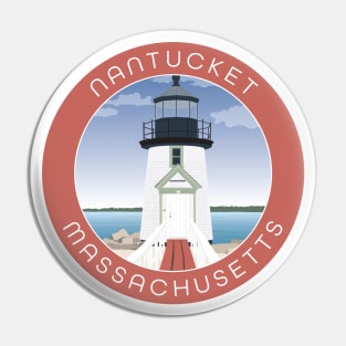 Nantucket Massachusetts Pin