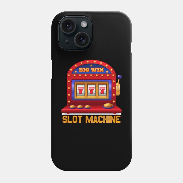 Slot Machine Big Win Phone Case by Purwoceng